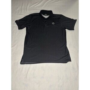 Under Armour Polo Shirt Mens XL Black Excellent Medinah Country Club‎ MF Global